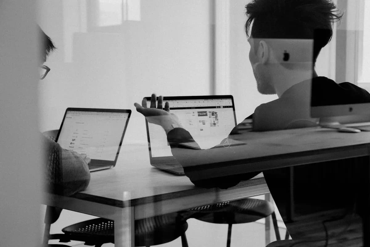 Business consulting franchise professionals analysing strategy and financial growth in a modern office setting