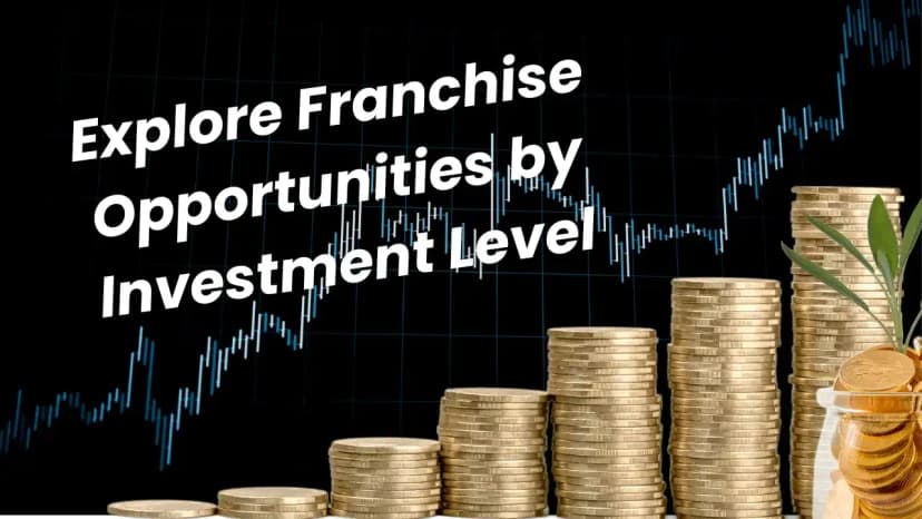 Explore franchise investment levels – from under £10,000 to over £100,000