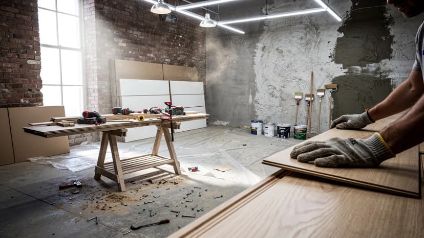 Commercial premises fit-out representing franchise setup costs